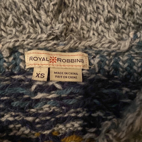 Royal Robbins Sweater Jacket Fair Isle XS - Picture 4 of 5